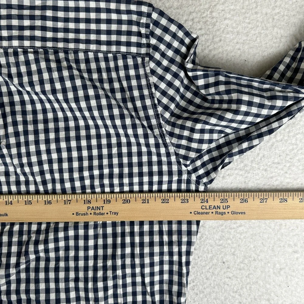 Gap Shirt Mens Large Plaid Gingham Button Down Lot of 2 Flannel Casual